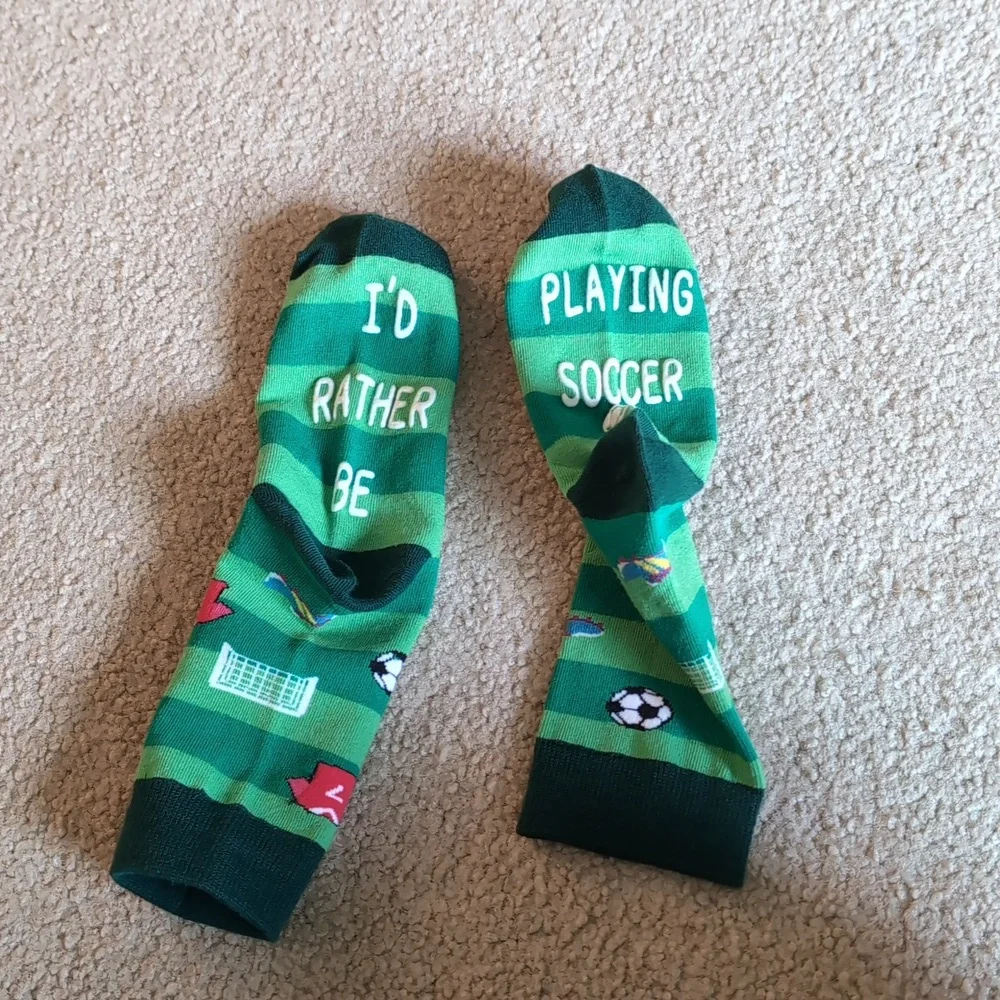 Soccer socks, toddler size, new without tags